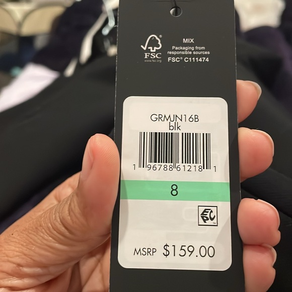 Karl Lagerfeld Black Suit Jacket. New with tags on. - Picture 4 of 5